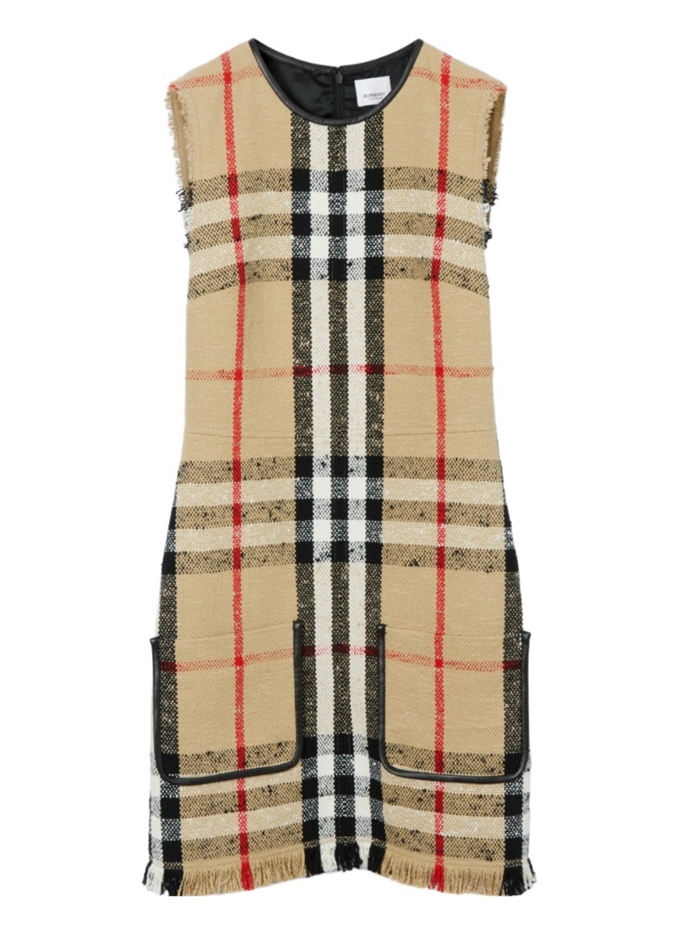 Burberry house check tweed dress